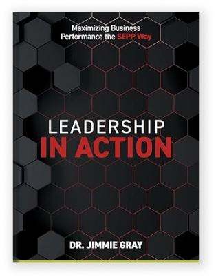 Leadership coaching book by Dr. Jimmie Gray, offering strategies for developing leadership skills and guiding executives toward success.